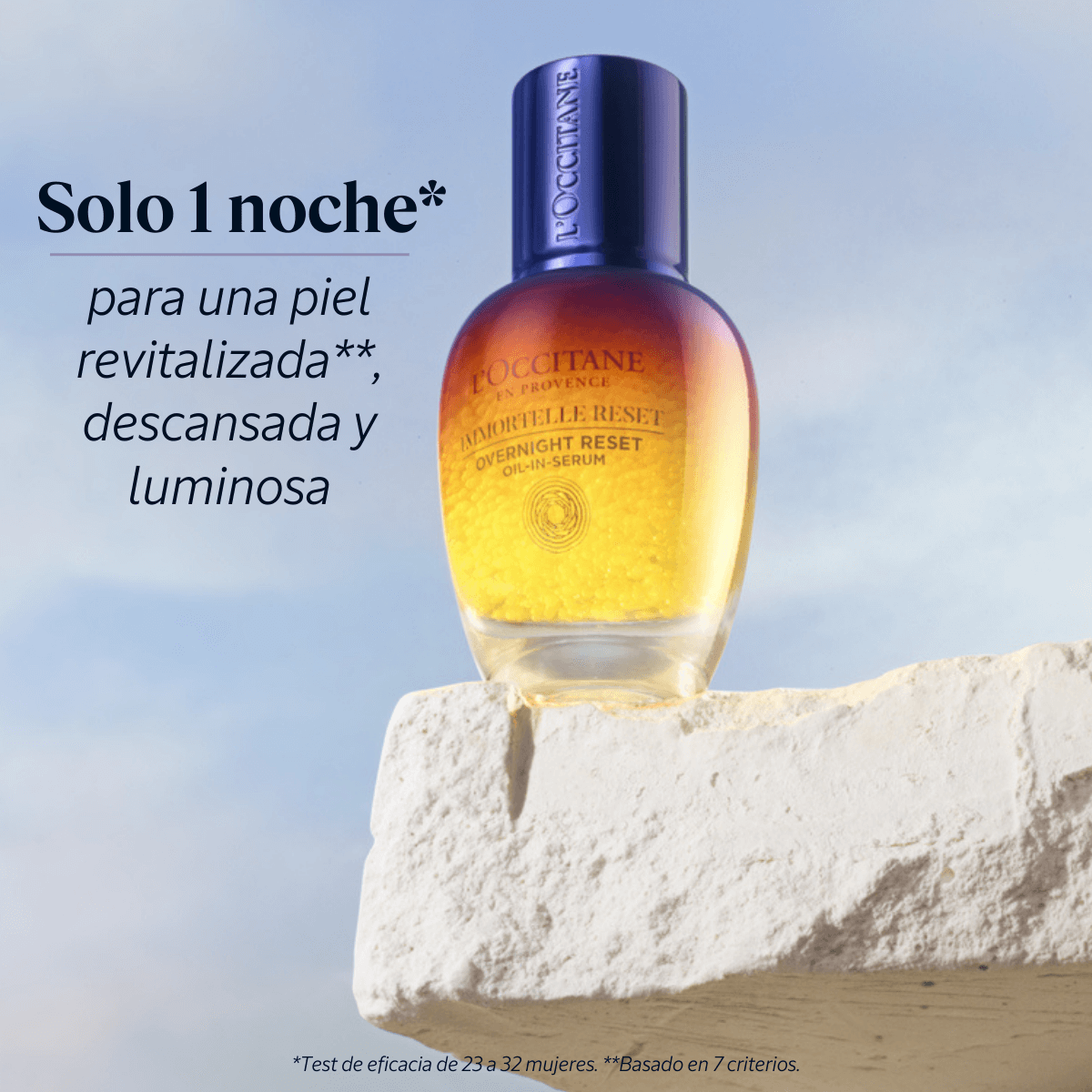 Sérum facial Immortelle Overnight Reset