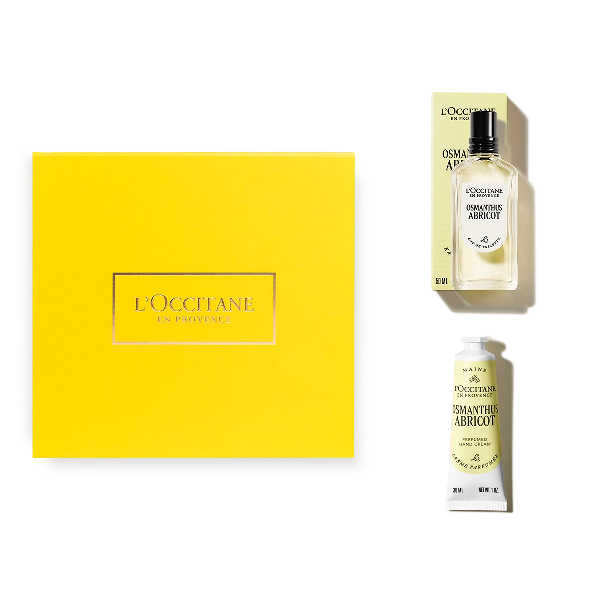 Dúo fragancia y manos Osmanthus Abricot