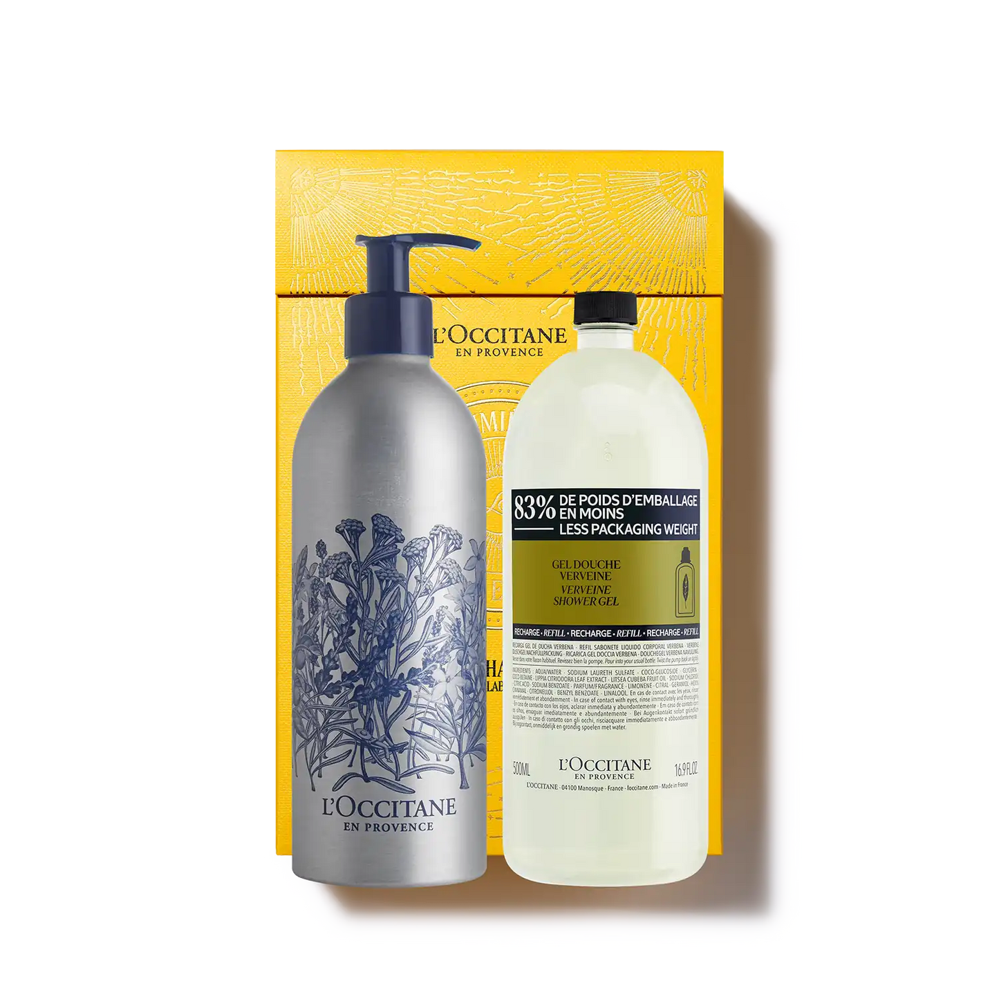 Dúo Recargable Gel de Ducha Verbena