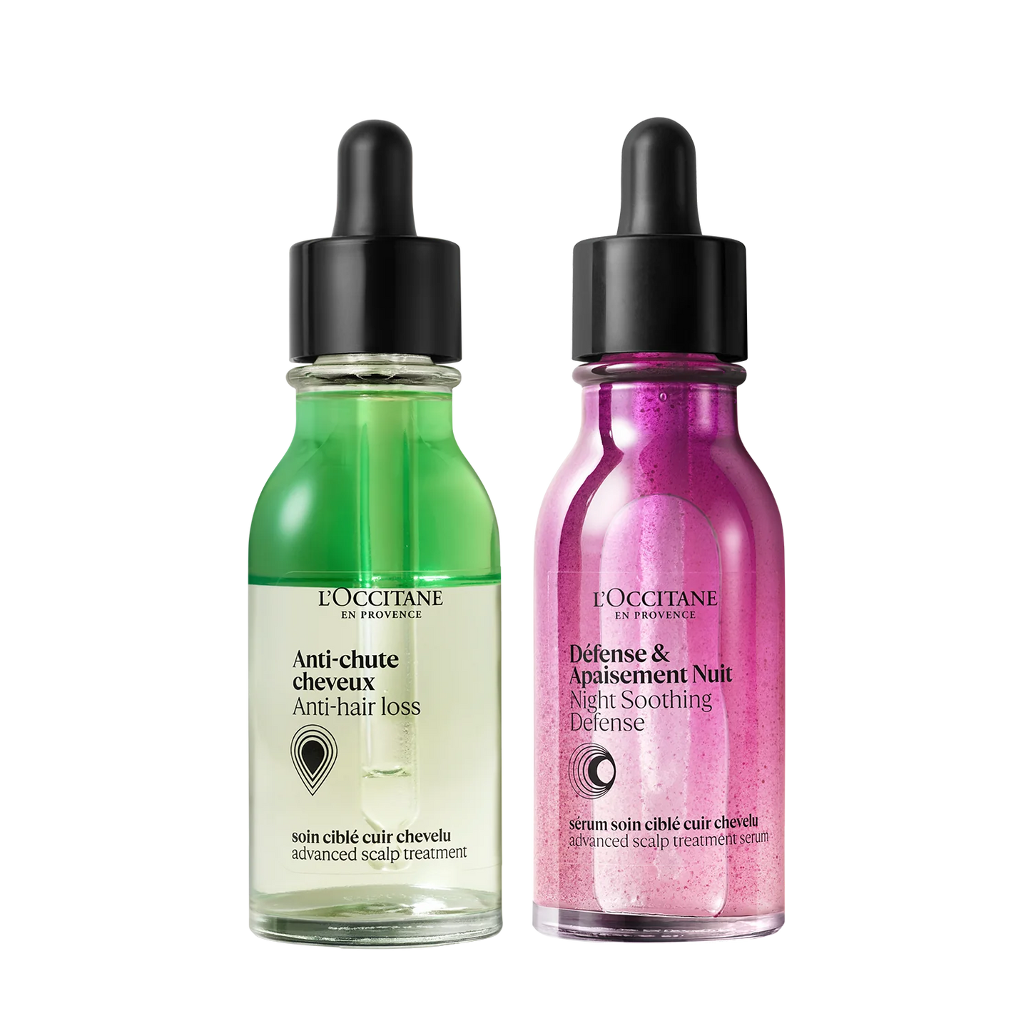 Dúo Sérum Anti caída & Calmante de Noche