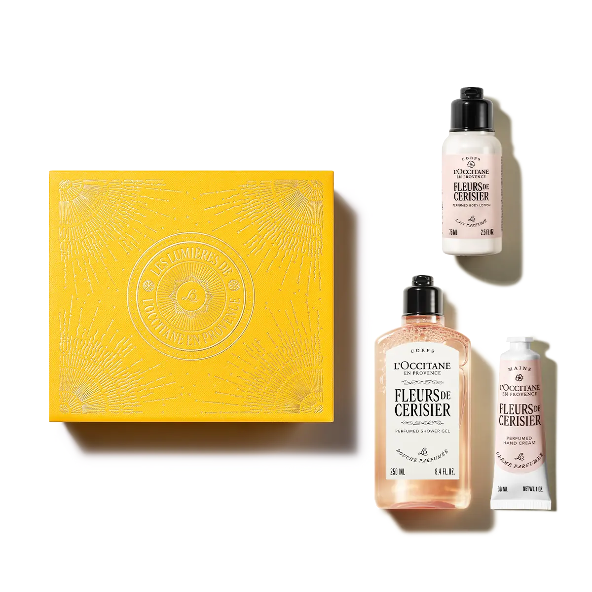 Trío corporal Fleurs de Cerisier