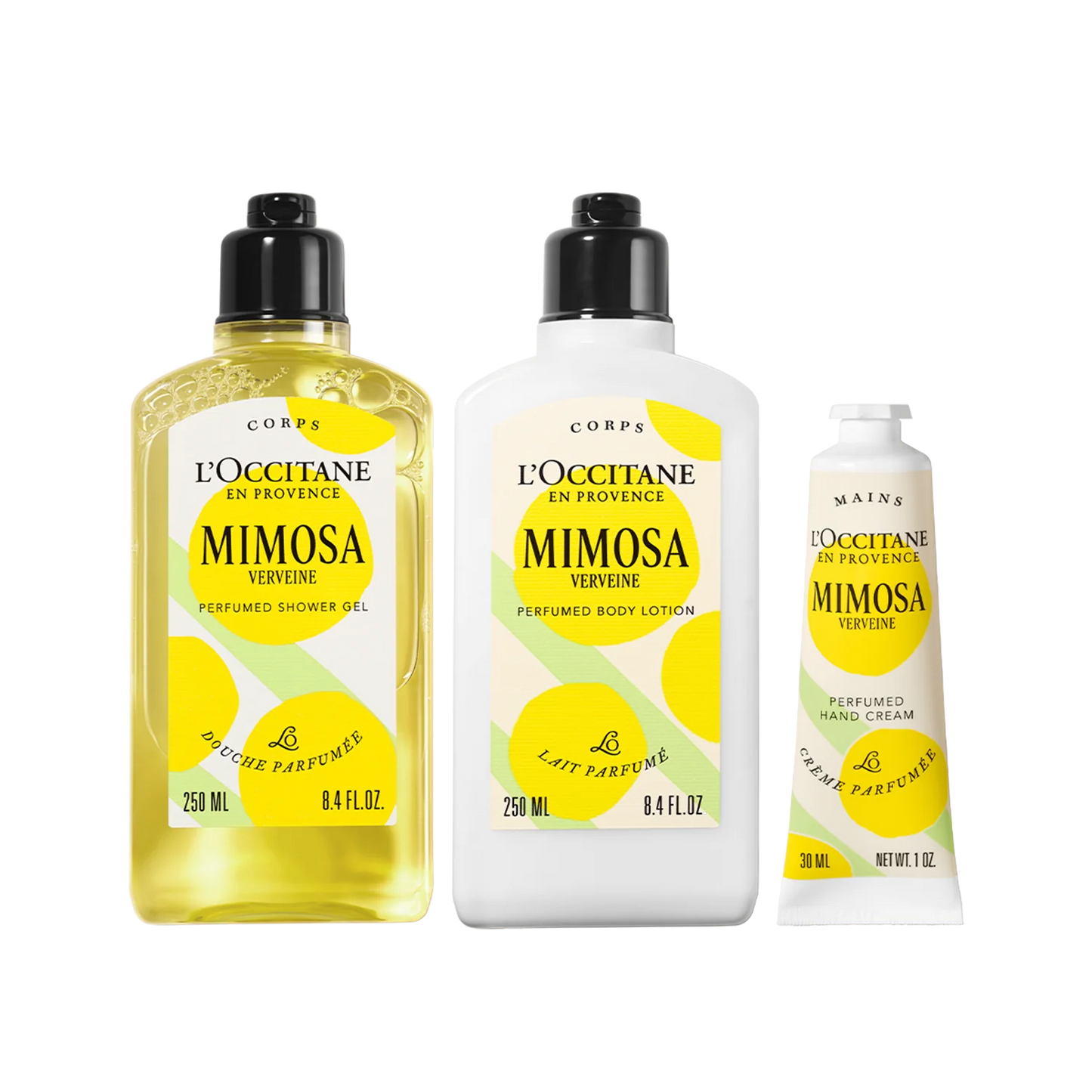 Trío corporal Verbena Mimosa