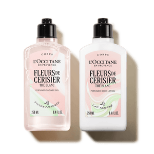 Dúo corporal Fleurs de Cerisier Thé Blanc