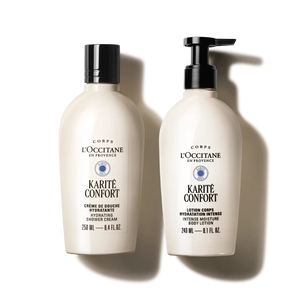 Dúo Crema de Ducha y Loción Hidratante Karité Confort