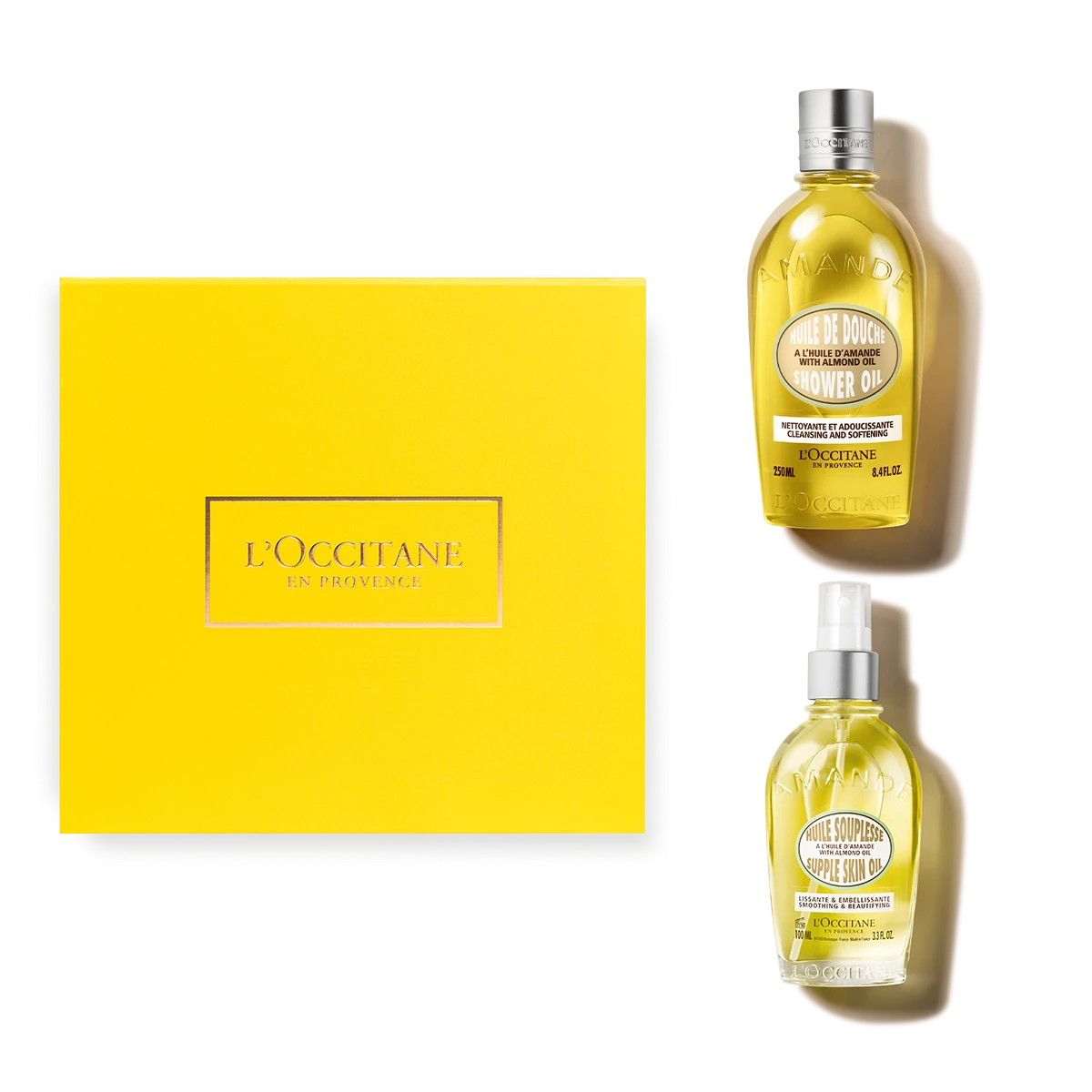 Dúo Aceite de Ducha y Elasticidad Almendra