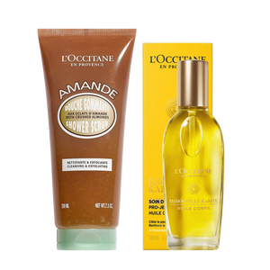 Dúo Exfoliante Corporal Aceite Karité Siempreviva