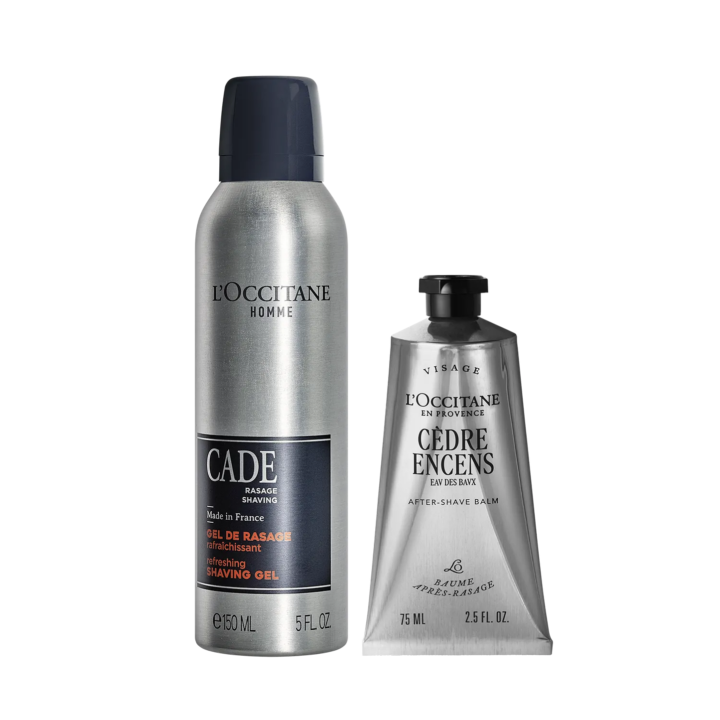 Dúo de Afeitado Gel y After-shave Cèdre Encens