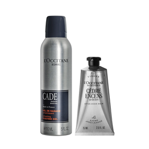 Dúo de Afeitado Gel y After-shave Cèdre Encens
