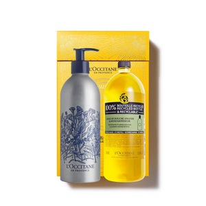 Dúo Recargable Aceite de Ducha Almendra