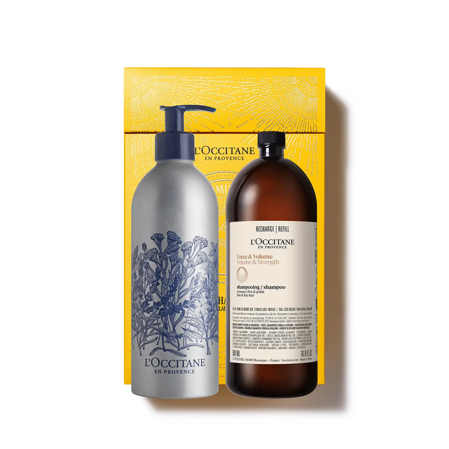 Dúo Recargable Shampoo Fuerza y Densidad