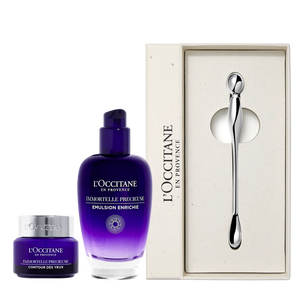 Dúo Preciosa Ojos y Emulsión + Espátula Facial 3 en 1