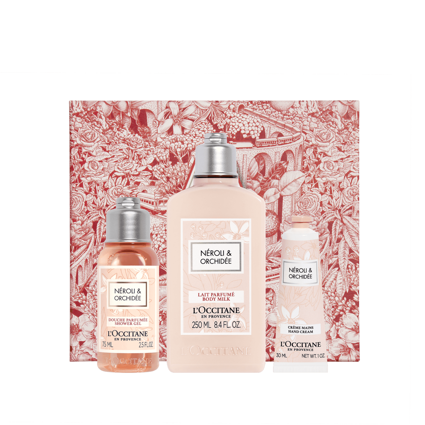 Trío corporal Neroli y Orquídea