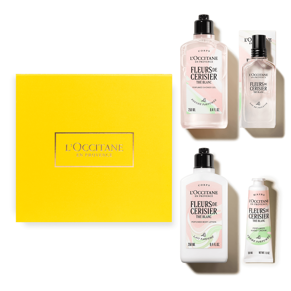 Rutina completa Fleurs de Cerisier Thé Blanc