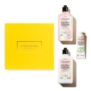 Trío corporal Fleurs de Cerisier Thé Blanc