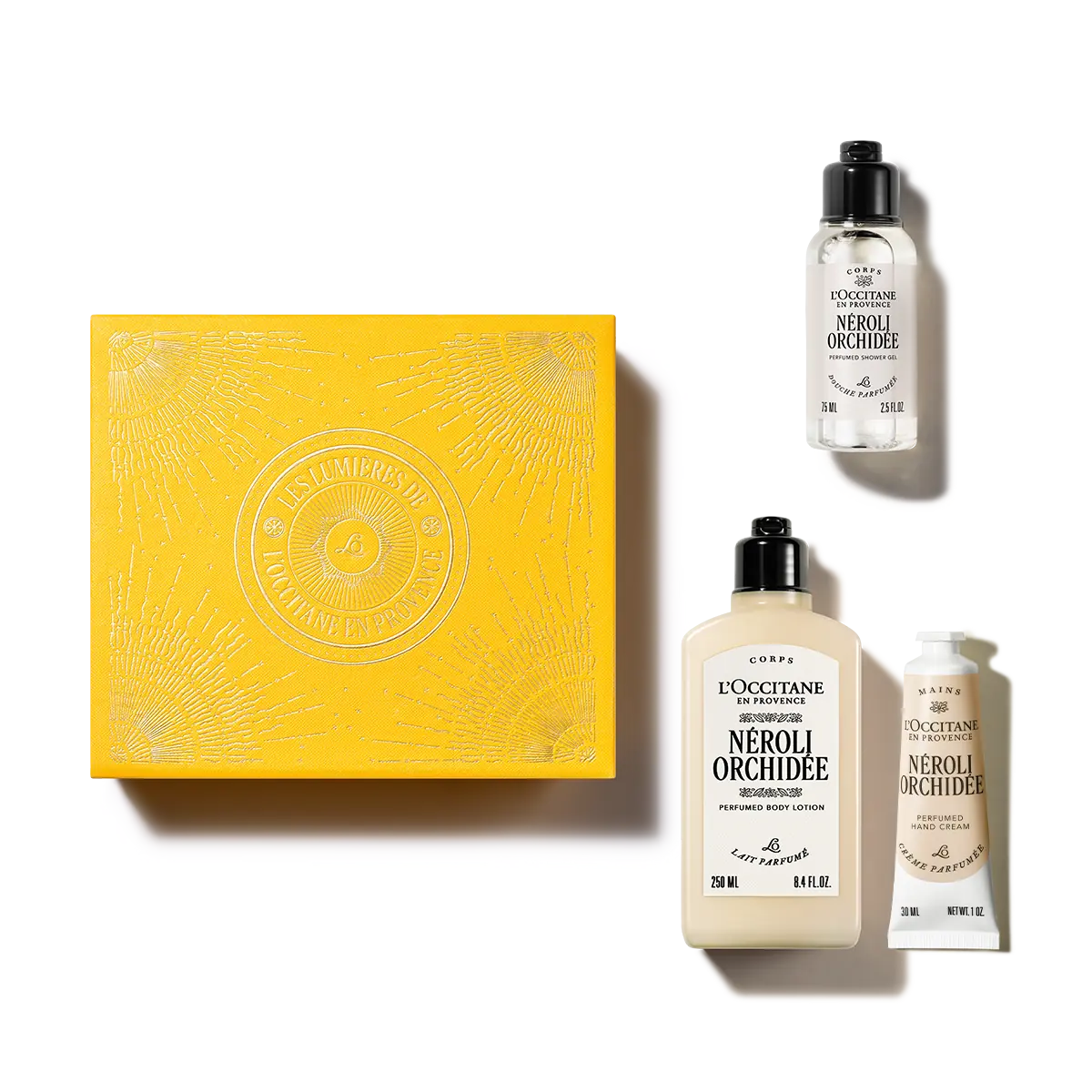 Trío corporal Néroli Orchideé