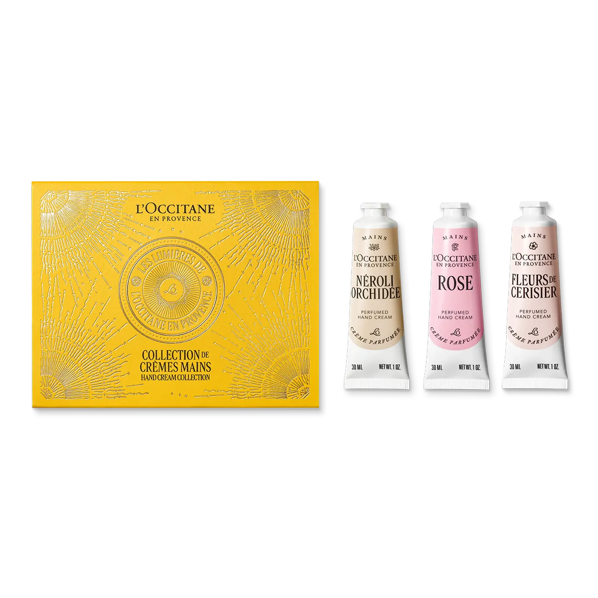 Trío de crema de manos Floral