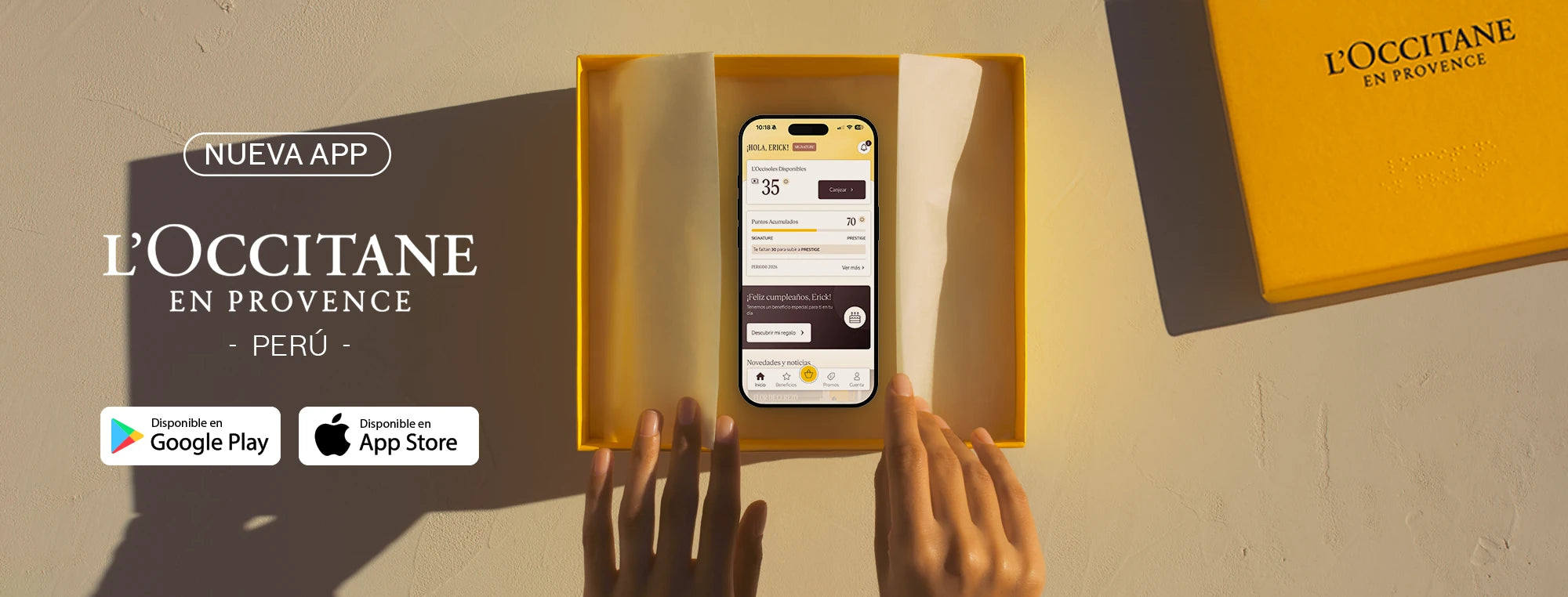 Descarga la app L'Occitane Perú
