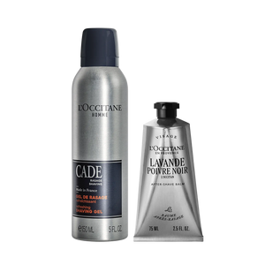 Dúo de Afeitado Gel y After-shave Lavande Poivre Noir